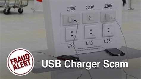 usb charging stations scam